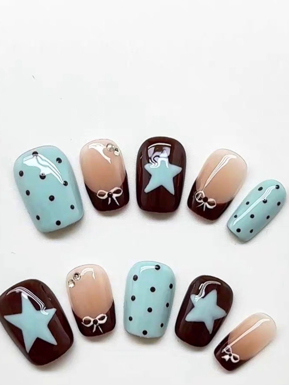 Press-On Nail Size Chart - Pink Guide